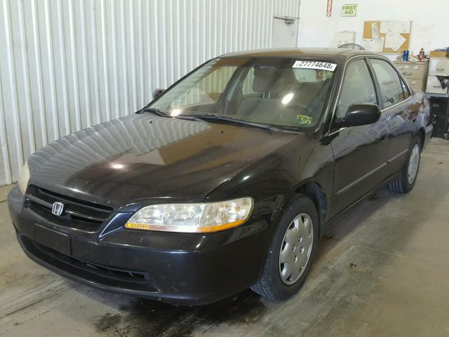 JHMCG5648YC001406 - 2000 HONDA ACCORD LX BLACK photo 2