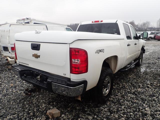 1GCHK23K57F538545 - 2007 CHEVROLET SILVERADO WHITE photo 4