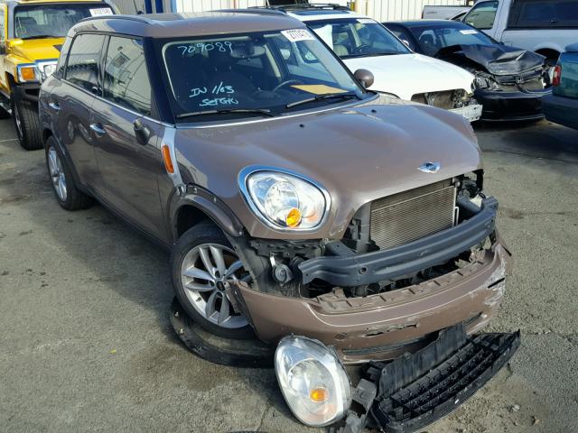 WMWZB3C50BWM29114 - 2011 MINI COOPER COU BROWN photo 1