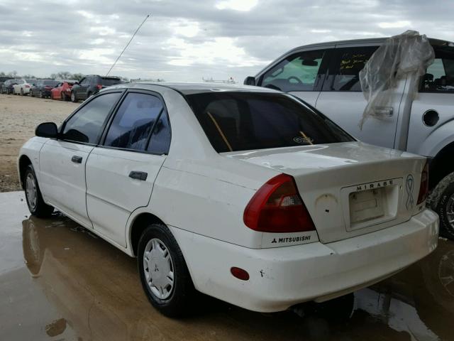 JA3AY26A9XU044802 - 1999 MITSUBISHI MIRAGE DE WHITE photo 3