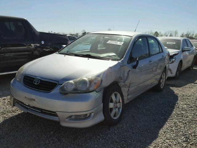 2T1BR32E98C932076 - 2008 TOYOTA COROLLA CE SILVER photo 2