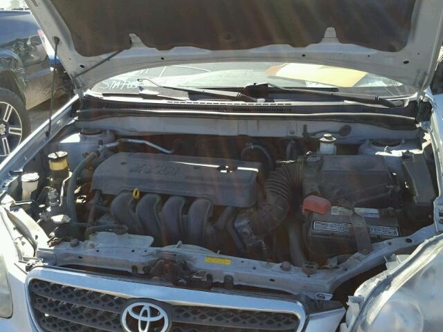 2T1BR32E98C932076 - 2008 TOYOTA COROLLA CE SILVER photo 7