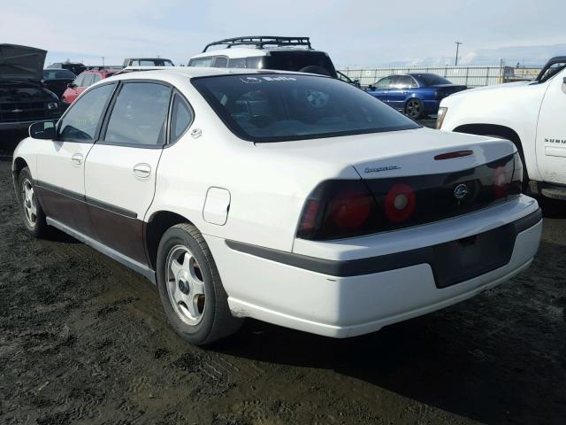2G1WF52E259324006 - 2005 CHEVROLET IMPALA 白色 照片 3