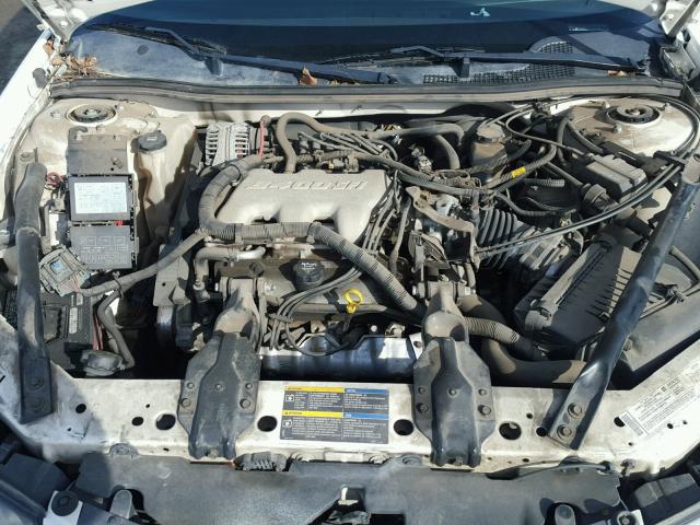 2G1WF52E259324006 - 2005 CHEVROLET IMPALA WHITE photo 7