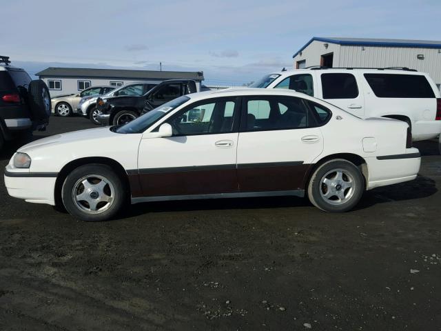 2G1WF52E259324006 - 2005 CHEVROLET IMPALA WHITE photo 9