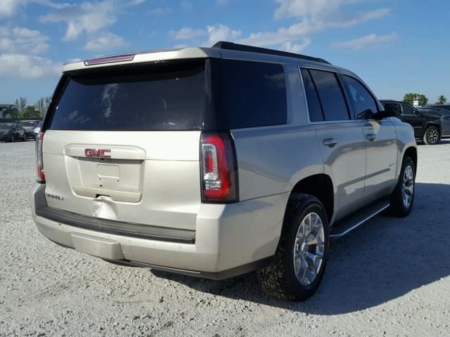 1GKS1BKC4FR277025 - 2015 GMC YUKON SLT BEIGE photo 4