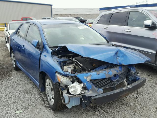 1NXBU40EX9Z002839 - 2009 TOYOTA COROLLA BA BLUE photo 1