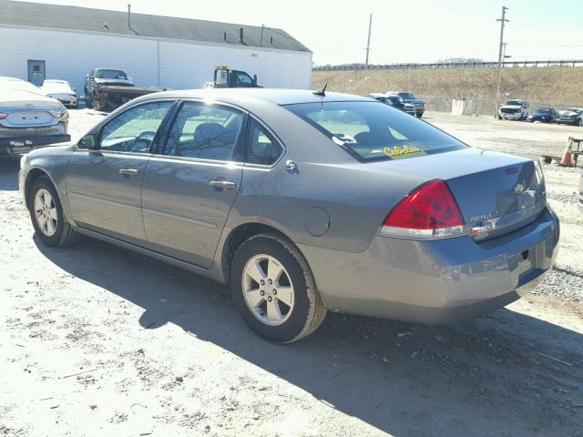 2G1WT58K679374688 - 2007 CHEVROLET IMPALA LT GRAY photo 3