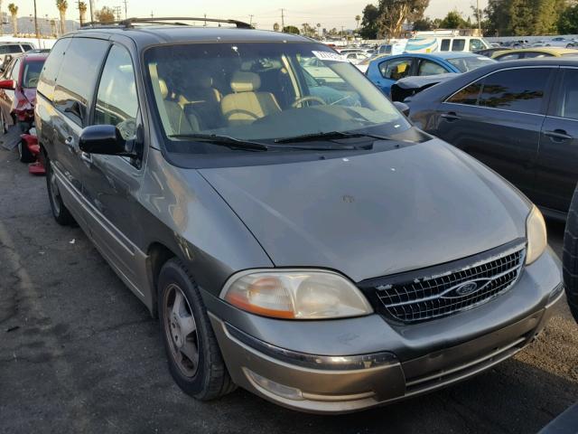 2FMDA5342YBC26993 - 2000 FORD WINDSTAR S GRAY photo 1