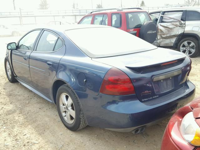 2G2WS522951167831 - 2005 PONTIAC GRAND PRIX BLUE photo 3