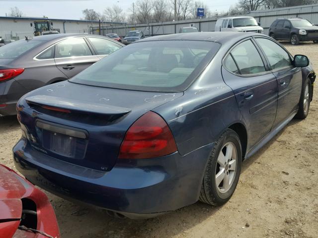 2G2WS522951167831 - 2005 PONTIAC GRAND PRIX BLUE photo 4
