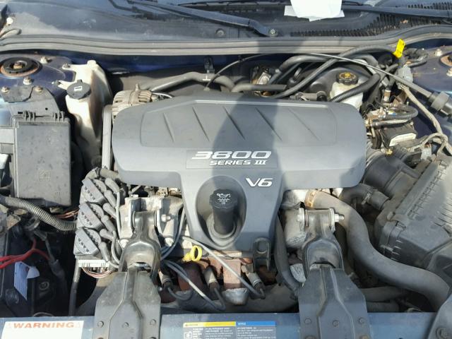 2G2WS522951167831 - 2005 PONTIAC GRAND PRIX BLUE photo 7