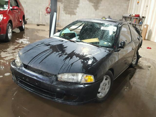 JA3AY11A82U064324 - 2002 MITSUBISHI MIRAGE DE BLACK photo 2