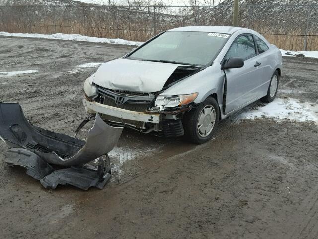 2HGFG11358H004686 - 2008 HONDA CIVIC DX-G SILVER photo 2