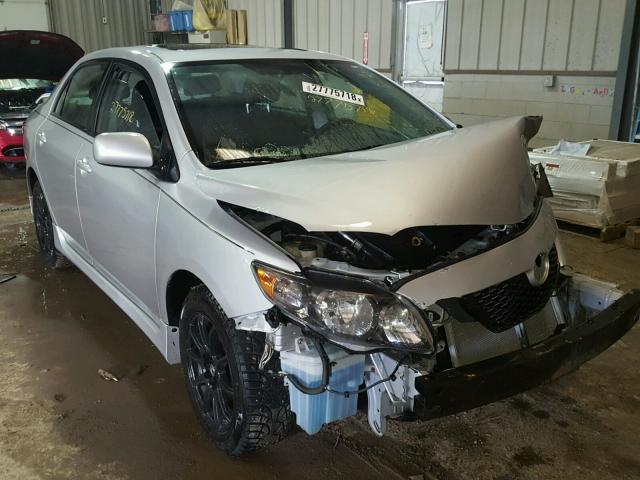 2T1BU40E89C098391 - 2009 TOYOTA COROLLA BA SILVER photo 1