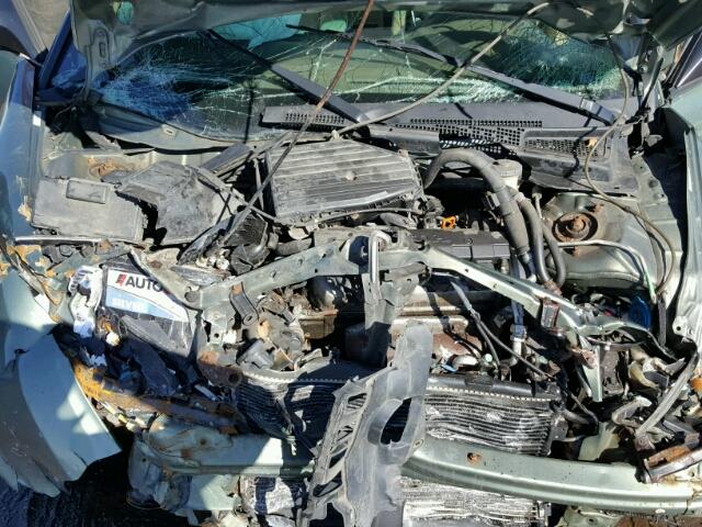 1HGES16364L024834 - 2004 HONDA CIVIC DX V GREEN photo 7