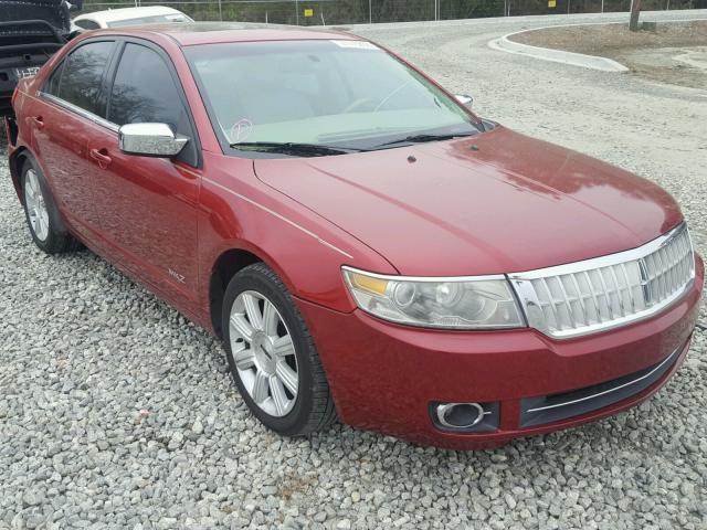 3LNHM26T77R637025 - 2007 LINCOLN MKZ MAROON photo 1