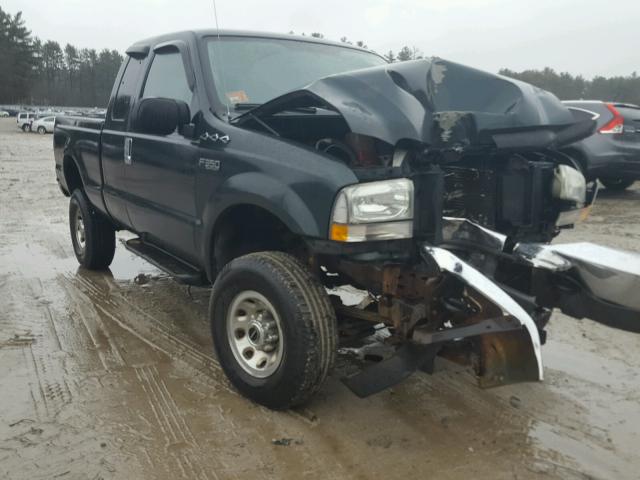 1FTSX31L14EC44375 - 2004 FORD F350 SRW S GREEN photo 1