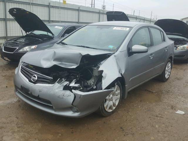 3N1AB6APXAL728879 - 2010 NISSAN SENTRA 2.0 GRAY photo 2