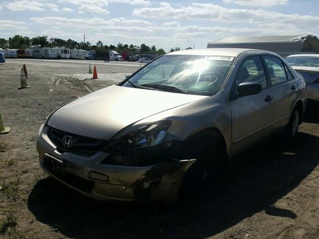 1HGCM56163A100344 - 2003 HONDA ACCORD DX GOLD photo 2