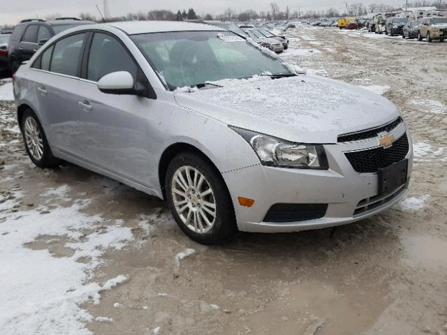 1G1PK5S93B7166369 - 2011 CHEVROLET CRUZE ECO SILVER photo 1