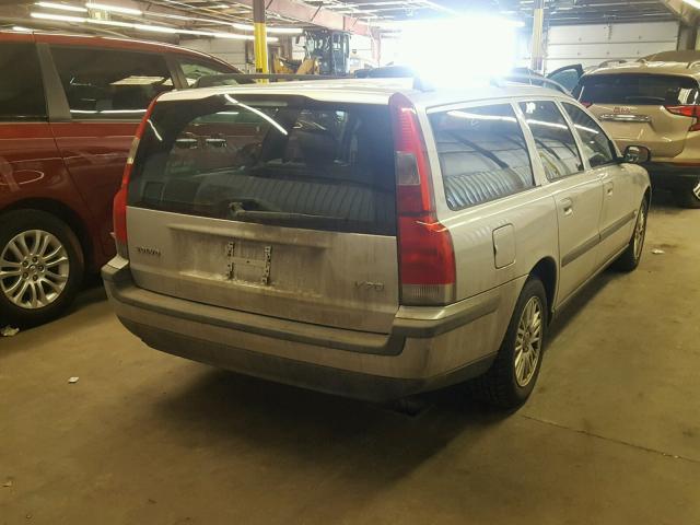 YV1SW64A442424993 - 2004 VOLVO V70 SILVER photo 4