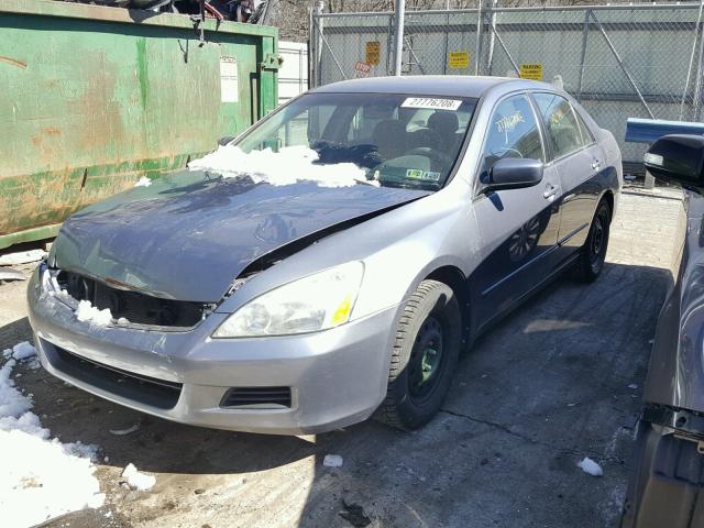 1HGCM56457A119130 - 2007 HONDA ACCORD LX BLUE photo 2