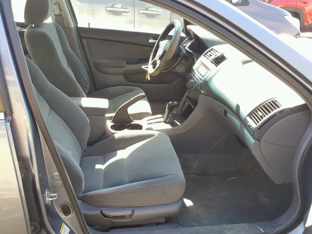 1HGCM56457A119130 - 2007 HONDA ACCORD LX BLUE photo 5