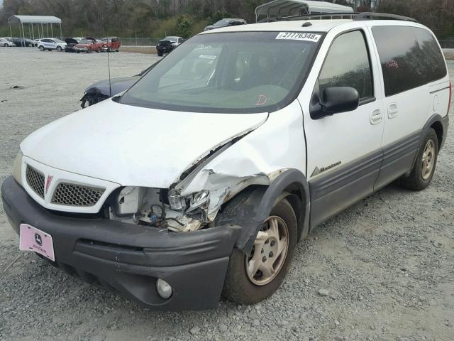 1GMDU03E42D268618 - 2002 PONTIAC MONTANA WHITE photo 2