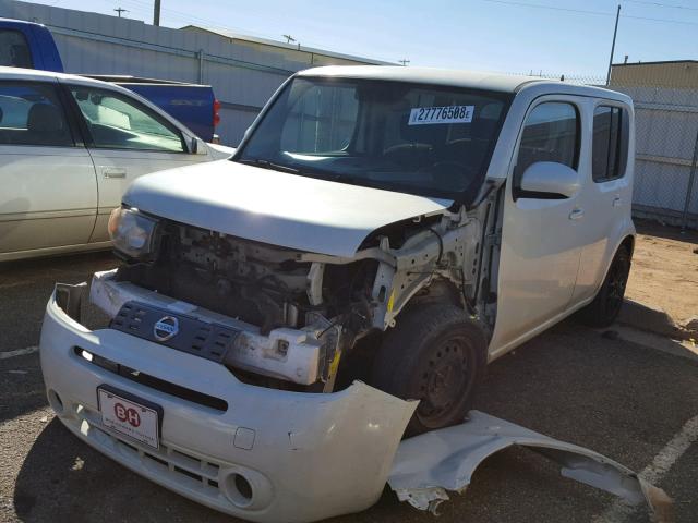 JN8AZ2KRXAT163079 - 2010 NISSAN CUBE BASE WHITE photo 2