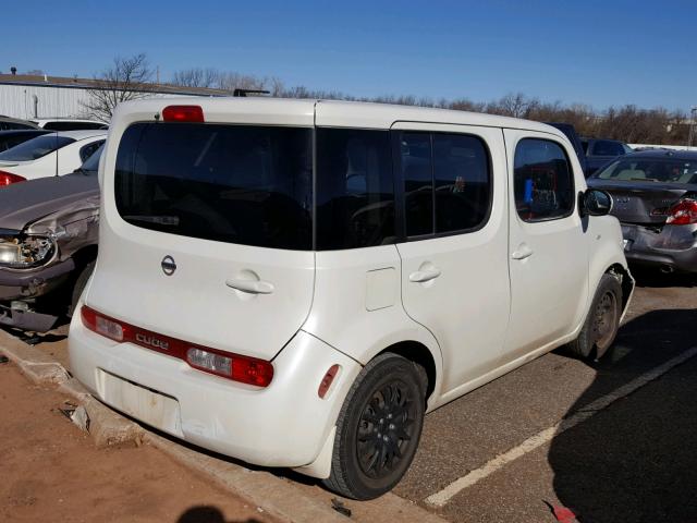 JN8AZ2KRXAT163079 - 2010 NISSAN CUBE BASE WHITE photo 4