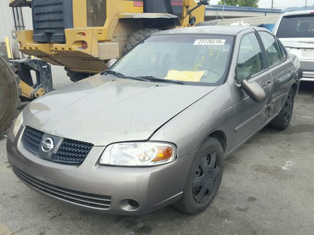 3N1CB51D94L484915 - 2004 NISSAN SENTRA 1.8 TAN photo 2