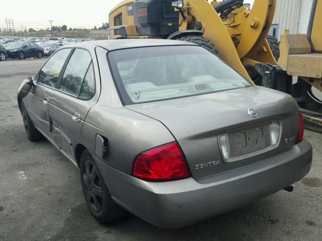 3N1CB51D94L484915 - 2004 NISSAN SENTRA 1.8 TAN photo 3