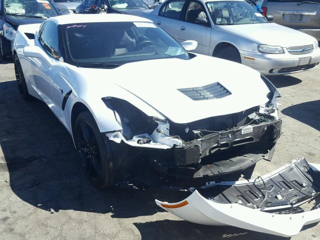 1G1YG2D71G5104794 - 2016 CHEVROLET CORVETTE S WHITE photo 1