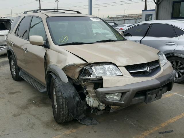 2HNYD18602H546229 - 2002 ACURA MDX TOURIN GOLD photo 1