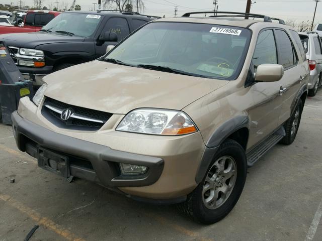 2HNYD18602H546229 - 2002 ACURA MDX TOURIN GOLD photo 2