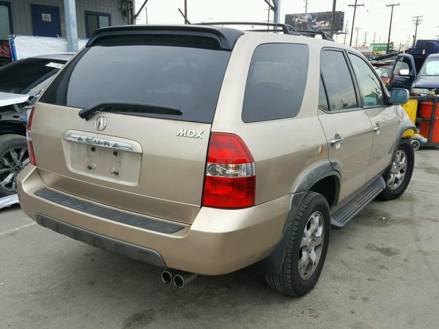 2HNYD18602H546229 - 2002 ACURA MDX TOURIN GOLD photo 4