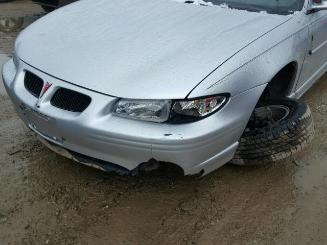 1G2WP52K03F174075 - 2003 PONTIAC GRAND PRIX SILVER photo 9