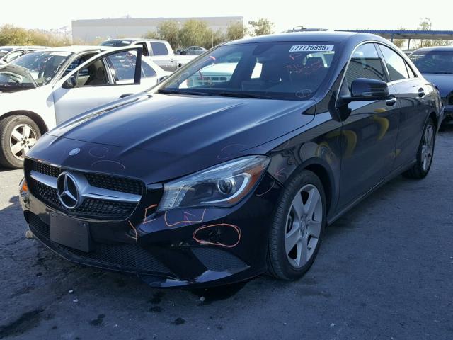 WDDSJ4EBXGN335776 - 2016 MERCEDES-BENZ CLA 250 BLACK photo 2