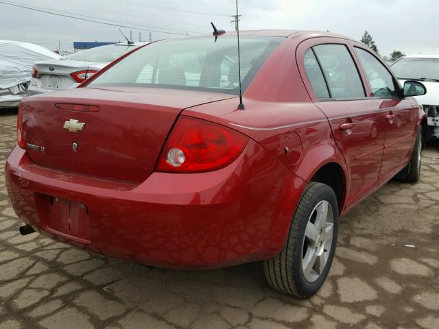 1G1AD5F56A7151743 - 2010 CHEVROLET COBALT 1LT RED photo 4