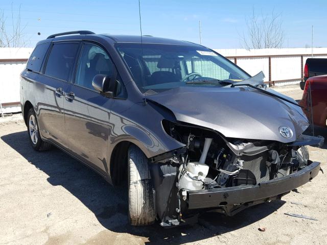 5TDKK3DC8DS342050 - 2013 TOYOTA SIENNA LE BROWN photo 1