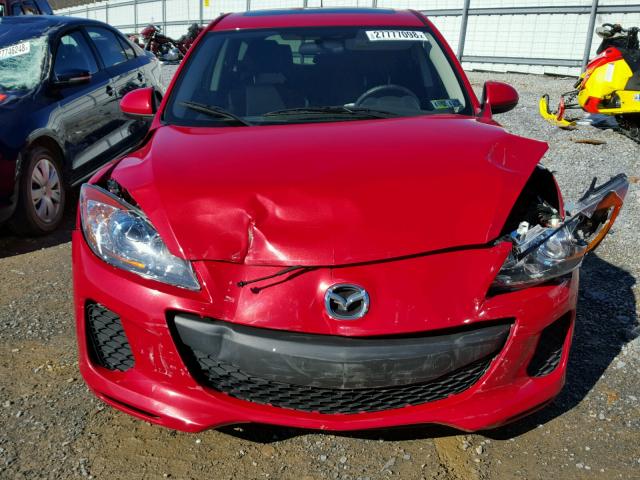 JM1BL1MP9D1789987 - 2013 MAZDA 3 I RED photo 9