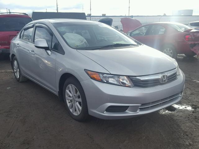 19XFB2F92CE041408 - 2012 HONDA CIVIC EXL SILVER photo 1