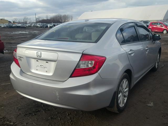 19XFB2F92CE041408 - 2012 HONDA CIVIC EXL SILVER photo 4