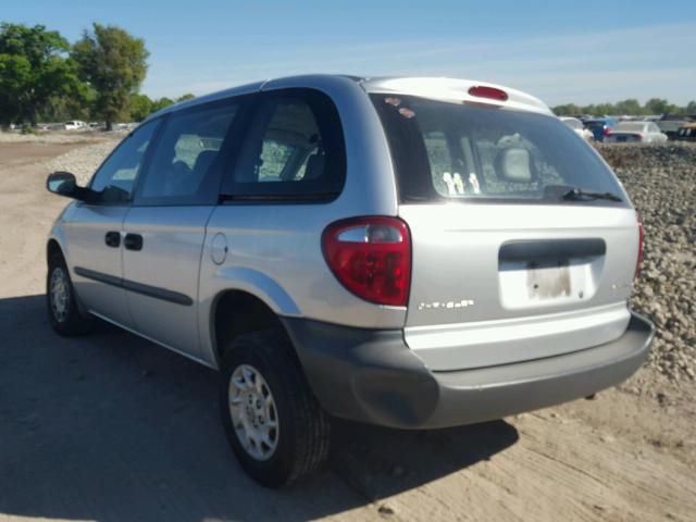 1C4GJ25342B738434 - 2002 CHRYSLER VOYAGER SILVER photo 3