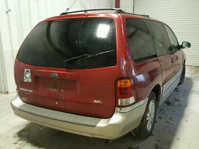 2FMZA58453BB71589 - 2003 FORD WINDSTAR L MAROON photo 4