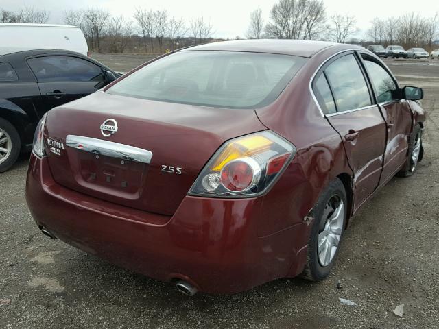 1N4AL2AP0AC179259 - 2010 NISSAN ALTIMA BAS BURGUNDY photo 4