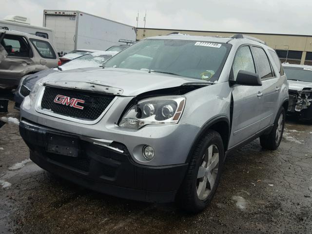 1GKLRLEDXAJ227700 - 2010 GMC ACADIA SLE SILVER photo 2