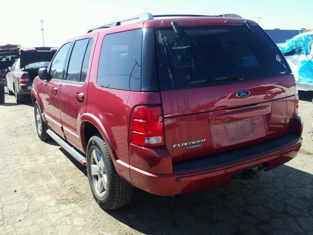 1FMZU75WX4UB33764 - 2004 FORD EXPLORER L RED photo 3