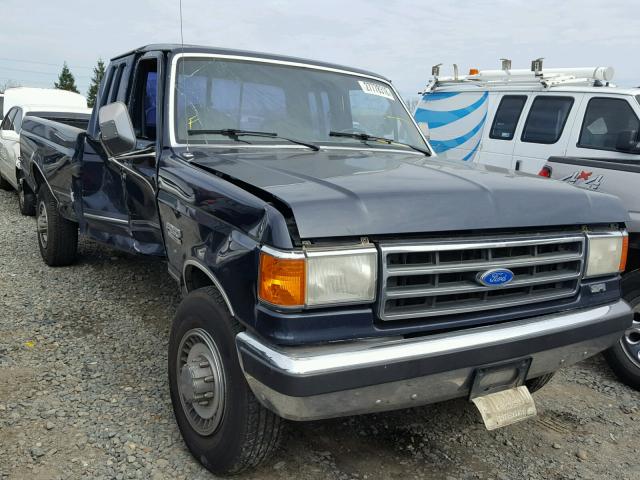 1FTHX25G6KKB43350 - 1989 FORD F250 Կապույտ լուսանկար 1